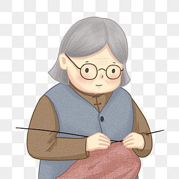 mother's day,mother,mom,knit a sweater,grandma,old man,kindly,thanksgiving Knitting A Sweater, Mothers Day Cartoon, Knit A Sweater, Grandma Knitting, Clothes Illustration, Transparent Clipart, Face Illustration, Cartoon Photo, Baby Drawing