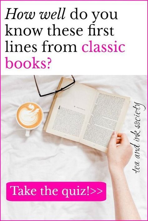 Can you guess these famous first lines from classic books? Take this literary quiz to find out! I'll give you the opening line from a classic novel, and you identify which book it comes from! #bookworm via @tandinksociety Famous Lines From Books, First Lines Of Books, Opening Sentences, Lines From Books, A Tale Of Two Cities, Book Obsession, Books A Million, A Wrinkle In Time, Good Romance Books