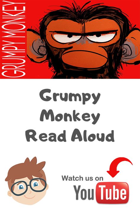 Grumpy Monkey Read Aloud. Written by Suzanne Lang. Illustrated by Max Lang.  In a world full of shoulds, sometimes we just need a day to feel however we need to feel. Jim wakes up feeling grumpy on a beautiful day. Despite the advice from all of his friends, and his own efforts to appear un-grumpy, Jim just can't fake it today. Grumpy Monkey Craft, Grumpy Monkey, Monkey Craft, Monkey Crafts, Deep Space Sparkle, Social Emotional Development, Read Aloud Books, Art Camp, Read Alouds