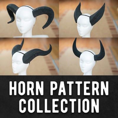 Shop: Book and Pattern Bundles - KamuiCosplay Horn Pattern, Eva Foam Armor, Foam Costume, Foam Armor, Costume Tutorial, Female Armor, Cosplay Armor, Prop Making, Shoulder Armor