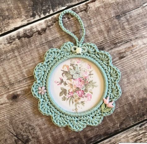 Crochet Wallpaper, Shabby Chic Crochet, Trendy Crochet, Crochet Decoration, Pattern Ideas, Shabby Chic Style, Crochet Art, Crochet Flower, Crochet Home