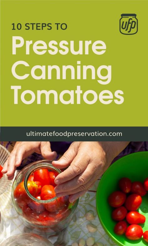 Pressure Can Tomatoes, Pressure Canning Tomatoes, Canning Tomatoes For Beginners, Pressure Canner Recipes, Sisig Recipe, Can Tomatoes, Water Bath Canning Recipes, Food Shelf Life, Easy Canning