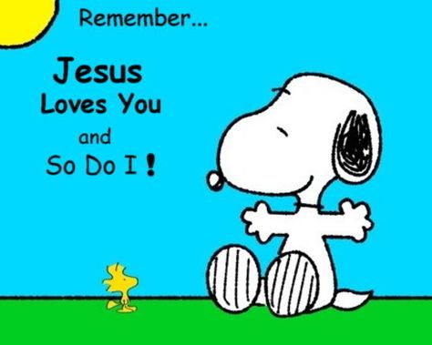 Jesus loves you! Peanuts Cartoon Quotes, Snoopy Images, Peanuts Cartoon, Snoopy Quotes, Snoopy Pictures, Snoop Dog, Snoopy Love, Quotes By Authors, Charlie Brown Peanuts