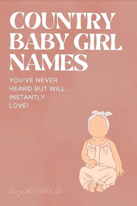 Wanna know the country baby girl names we are seriously crushing on for 2024? This Southern baby names list are the baby girl names that you don't hear every day - whether you love cute baby names, unique baby names, or majorly uncommon baby names, this full list of country baby names with meanings will give you tons of name inspiration for that sweet little one of yours! Cute Baby Names Unique, J Baby Names, Country Baby Girl Names, Southern Baby Girl Names, Timeless Baby Names, Southern Girl Names, Country Girl Names, Biblical Girl Names