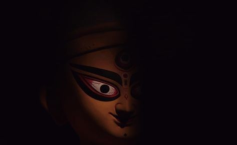 Durga Maa Black Background, Durga Maa Hd Wallpaper For Laptop, Durga Mata Hd Wallpaper, Durga Puja Aesthetic, Indian Illustrations, Maa Durga Hd, Angry Images, Durga Puja Wallpaper, Maa Durga Hd Wallpaper