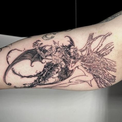 Dragon Tattoo Ideas, Sigil Tattoo, Sharpie Tattoos, Dragon Tattoos, Fire Tattoo, Tattoo Style Drawings, Tattoo Needles, Hand Tattoos For Guys, Funny Tattoos