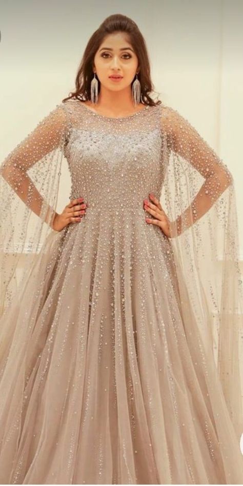 Engagement Gowns Indian, Things To Buy At Costco, Gown Dress Party Wear, Bride Collection, Net Gown, Latest Bridal Lehenga Designs, Beaded Prom Dresses, Bride Reception Dresses, Engagement Gown