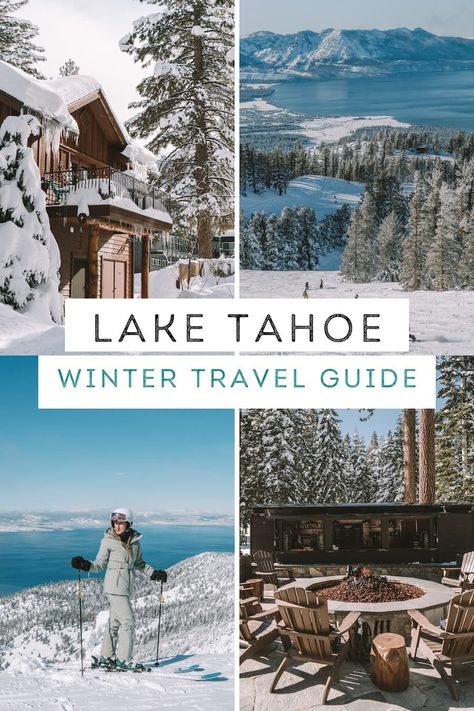 Get a complete guide to Lake Tahoe in the winter including the best ski resorts in Lake Tahoe, the best hotels in Lake Tahoe, the best places to eat in Lake Tahoe, and more Lake Tahoe winter travel tips. | best things to do in lake tahoe winter | lake tahoe skiing | lake tahoe ski resorts | lake tahoe winter vacation | things to do in lake tahoe in winter | things to do in south lake tahoe winter | lake tahoe things to do in winter | best restaurants south lake tahoe Lake Tahoe Vacation Winter, Lake Tahoe Ski Resorts, Skiing Lake Tahoe, Lake Tahoe In Winter, Lake Tahoe Activities, Things To Do In Lake Tahoe Winter, Lake Tahoe December, North Lake Tahoe Winter, Lake Tahoe In December