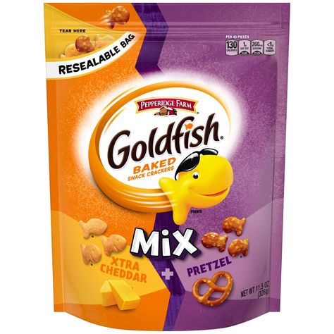 Pretzel Crackers, Goldfish Snack, Snack Crackers, Cheddar Crackers, Baked Crackers, Goldfish Crackers, Pepperidge Farm, Malted Barley, Cracker Snacks