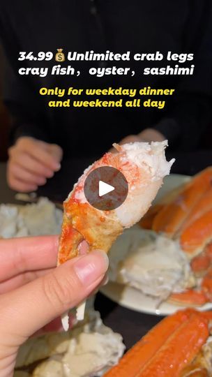 6.1K views · 431 reactions | 34.99💰LA crab legs🦀
-
For adult：
$ 20.99/pp Mon-Fri lunch（Crab legs, sashimi, oysters and other seafood are not available）
$ 31.99/pp Mon-Thur dinner
$ 34.99/pp Fri dinner and weekend all day
-
For kids：
Free under 3 years old
Ages 3-10: Lunch 💲1.9✖️ ages; Dinner 💲2.9✖️ age; Friday evenings and weekends all day 💲3.2✖️ age 
-
Senior discount (65 years and above): Monday to Tuesday 20%Off, Wednesday to Sunday 10%0ff. 
- 
📍300 Harvey Drive，Glendale，CA91206
☎️818-553-1688
-
#ayce#crablegs#buffet#losangeles#lafood#lafoodie#glendale#glendaleca#asianbuffet#labuffet#partyfood#wheretoeat#fujibuffet#seafood#sushi#sashimi#chinesefood | Fuji Buffet | fujibuffetglendale · Original audio Seafood Party, Seafood Sushi, Weekday Dinner, Party Trays, Crab Legs, 1k Views, Sashimi, Crab, Seafood