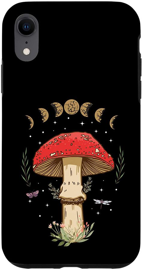 Mushroom Wallpaper Aesthetic Dark, Cottagecore Mushroom Wallpaper, Cottagecore Mushroom Aesthetic Wallpaper, Mushroom Aesthetic Art Trippy, Mushrooms Aesthetic Art, Mushrooms Aesthetic Wallpaper, Dark Mushroom Aesthetic, Mushroom Lockscreen, Mushroom Iphone Wallpaper