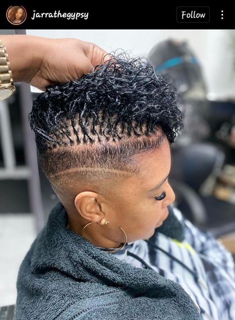 Locs Mohawk, Tapered Natural Hair Cut, Short Hair Designs, Braids With Shaved Sides, Short Shaved Hairstyles, Shaved Side Hairstyles, Micro Locs, Tapered Natural Hair, Natural Hair Cuts