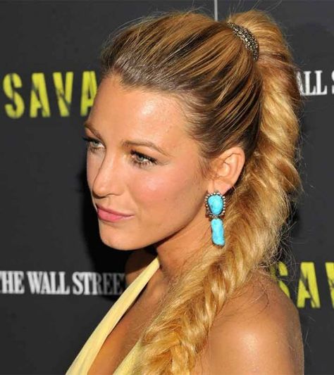 Unique Hairstyles For Long Hair, Fishtail Braid Hairstyles, Fishtail Braids, Serena Van Der, Serena Van, Serena Van Der Woodsen, Fishtail Braid, Blonde Hairstyles, Athletic Hairstyles