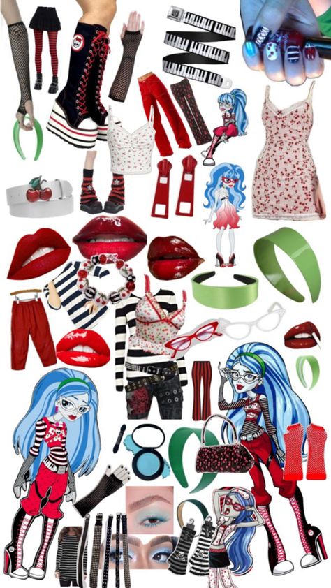 Ghoulia Yelps Outfit, Monster High Halloween, Scooby Doo Halloween, Ghoulia Yelps, Clear Winter, Winter Color Palette, Costume Inspo, Diamond Face, Cute Halloween Costumes