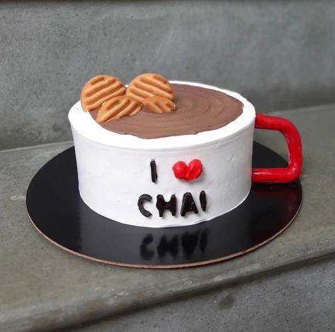 #chaicake #chailover #chaibiscuit Chai Birthday Cake, Chai Cake, Chai Lover, Sprinkle Cake, Chocolate Mousse, Sprinkles, Biscuits, Birthday Cake, Cake