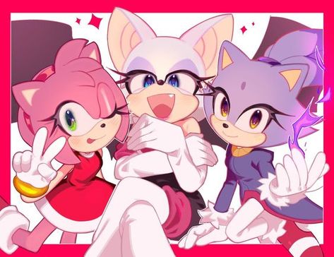 Amy X Blaze, Rouge Fanart, Sonic Aesthetic, Rosé Halloween, Sonic Sonic, Sonic Fanart, Shadow Sonic, Sonic Prime, Amy The Hedgehog