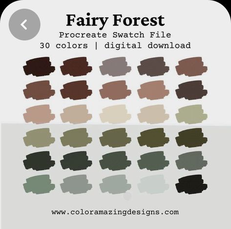 Sage Palette, Procreate Color Palette, Earth Tone Color, Color Palette Challenge, Forest Color, Color Schemes Colour Palettes, Color Palate, Color Palette Design, Hex Colors