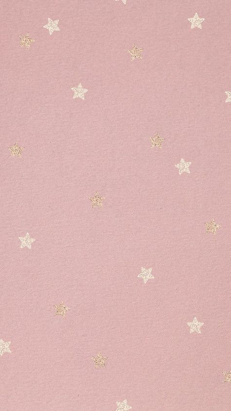 Minimal Phone Wallpaper, Mobile Wallpaper Iphone, About Instagram, Wallpaper Mobile, Wallpaper Iphone Wallpaper, Star Pattern, Gold Star, Pink Background, Mobile Wallpaper