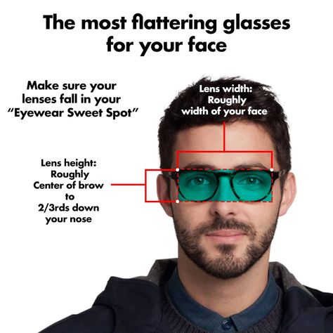 How to pick the best sunglasses for your face shape - Eyeglasses For Men Face Shapes, Oblong Face Glasses Men, Men Glasses Style Face Shapes, Glasses For Men Face Shapes, Men’s Glasses Style 2024, Oblong Face Glasses, Mens Glasses Frames Face Shapes, Face Shape Guide, Face Shape Sunglasses