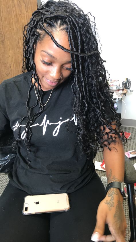 Crochet Faux Locs Faux Locs Styles, Twisted Hair, Marley Hair, Faux Locs Hairstyles, Girls Hairstyles Braids, Penteado Cabelo Curto, Braided Hairstyles For Black Women, Locs Hairstyles, Box Braids Hairstyles