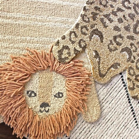 Add a bit of safari fun to your little one's nursery with our decorative animal shaped rugs! Jungle Boho Nursery, Vintage Safari Nursery, Safari Toddler Room, Woodland Theme Room, Boho Safari Nursery, Neutral Safari Nursery, Safari Nursery Boy, Safari Themed Nursery, Shaped Rugs