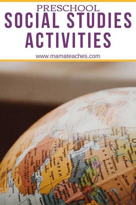 Preschool Social Studies Activities - Mama Teaches Preschool Social Studies Activities, Preschool Social Studies, Kids Activities At Home, Social Studies Curriculum, Transportation Preschool, All About Me Preschool, Social Studies Unit, Homeschool Social Studies, Social Studies Worksheets