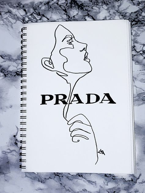 Prada Drawing, Jk Tattoo, W Drawing, Tattoo Inspo, Prada, Black And White, Tattoos, Drawings, Quick Saves