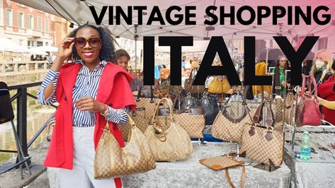 Milan Italy Fashion, Thrift Market, Shopping In Milan, Italy Home Decor, Vintage Stores, Italy Home, Youtube Search, Vintage Shopping, Come With Me