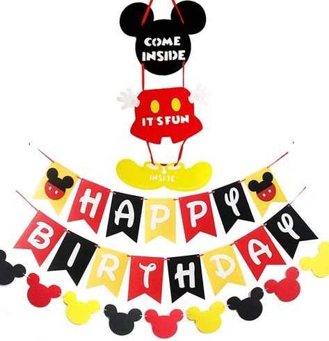 Mickey Mouse Favors, Mickey Mouse Theme Party, Γενέθλια Mickey Mouse, Mickey Mouse Birthday Decorations, Mickey First Birthday, Mickey Mouse Bday, Mickey Mouse Themed Birthday Party, Mickey Mouse Clubhouse Party, Mickey Mouse 1st Birthday