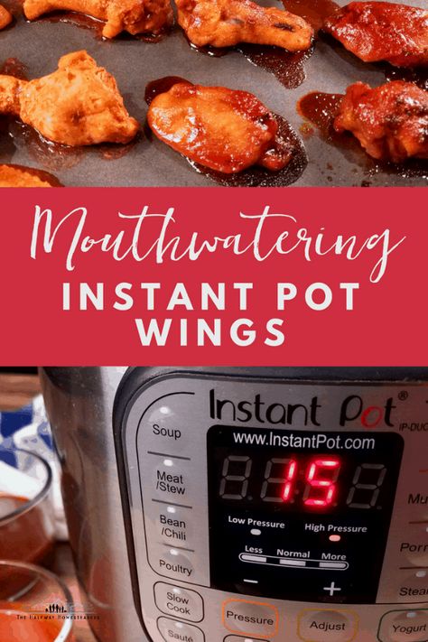 Who else loves chicken wings?! My husband is an official chicken wing taste tester and he loves a good wing!These mouthwatering Instant Pot Wings are so good! #InstantPot #PressureCooker #Wings #appetizer #instantpotchickenwings Instapot Wings, Instant Pot Wings Recipe, Instant Pot Wings, Seared Salmon Recipes, Salmon Recipes Pan Seared, Instant Pot Soup, Wings Recipe, Instant Pot Recipes Chicken, Chicken Wing