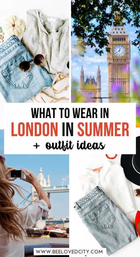 Outfits In London Summer, London August Outfit Ideas, London Packing List Summer, London In June Outfits, London Summer Outfit Ideas, What To Wear In London In Summer, London Sightseeing Outfit, British Summer Outfits, London Outfit Ideas Summer