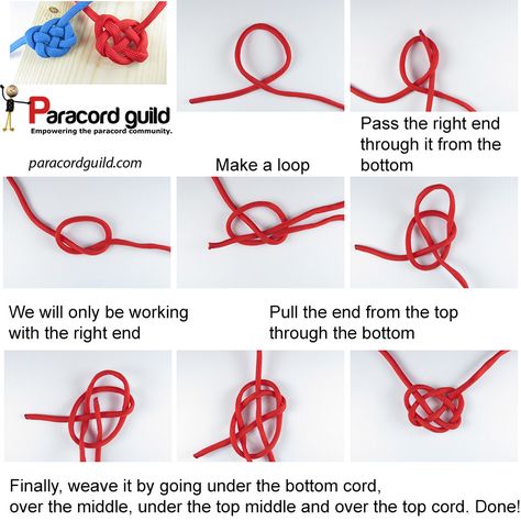 How to tie a celtic heart knot - Paracord guild Celtic Heart Knot Tutorial, Celtic Knots Diy, Celtic Knot Tutorial, Celtic Heart Knot, Rope Heart, Knot Tutorial, Kumihimo Braiding, Knot Jewelry, Paracord Diy