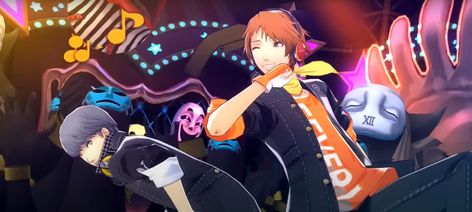 From the song 'Your Affection' Yosuke And Yu, Yu Persona 4, Persona 4 Dancing, Yosuke Hanamura, Persona 4, The Song, Persona, Dancing, Songs