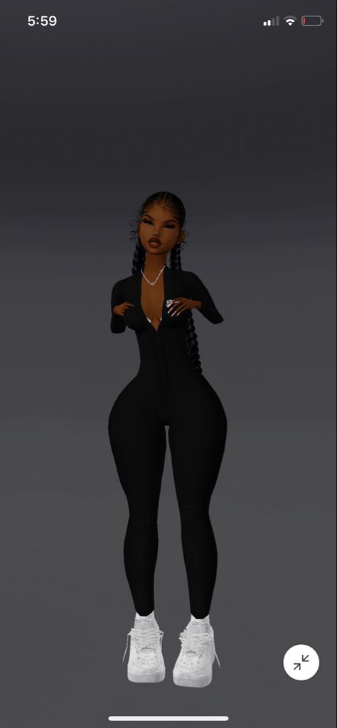 Imvu Wallpaper Aesthetic, Imvu Outfits Black, Baddie Imvu Avatars, Imvu Baddie Avatar, Imvu Characters Baddie, Imvu Baddie Outfits, Y2k Imvu Outfits, Black Imvu Girl, Imvu Baddies Outfits