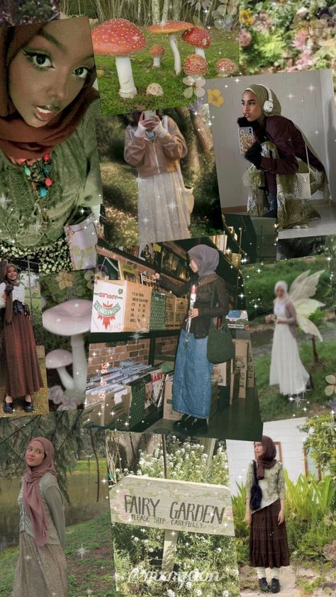 Hijab Fairycore, Modest Fairycore, Hijabi Fairycore, Fairycore Moodboard, Fairy Aesthetic Clothes, Hijabi Summer Outfits, Modest Aesthetic, Fairycore Outfit, Hair Covering