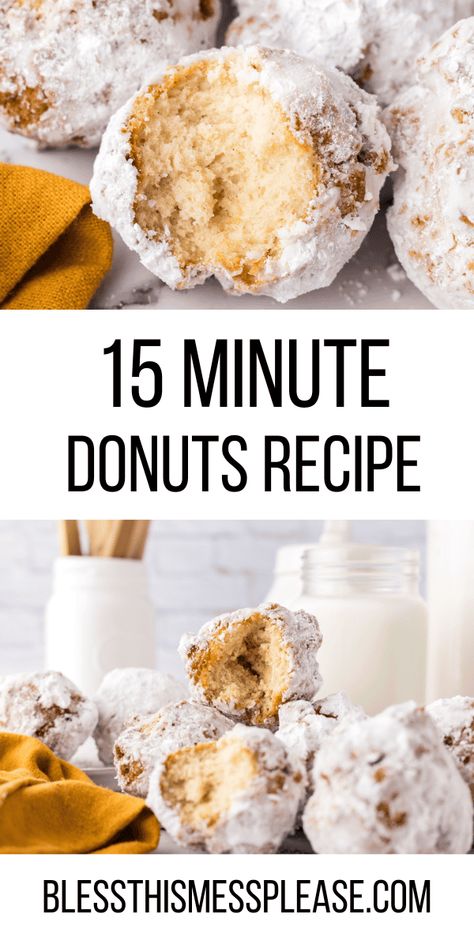 15 Minute Donuts from Scratch Baked Donut Recipes Without Donut Pan, How To Make Donuts At Home Easy Recipe, Diy Doughnuts Recipes Easy, Small Batch Donut Recipe, Doughnut Recipe Easy No Yeast, Home Made Doughnuts Easy, Simple Donut Recipe, Quick Donuts, Easy Doughnut Recipe