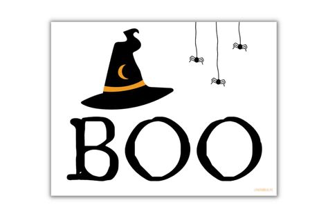 Snag these free Happy Halloween printables for cute front door decor on Halloween night. The printable signs are a great way to add a... Happy Halloween Printable Free, Cute Front Door, Boo Halloween Sign, Happy Halloween Sign, Happy Halloween Signs, Boo Sign, Halloween Printables Free, Halloween Sign, Free Preschool