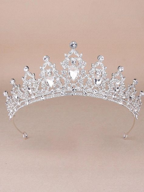 Quince Crown, Quinceanera Jewelry, Tiara Accessories, Crown Aesthetic, Tiaras Jewellery, Crystal Bridal Tiaras, Bridal Headwear, Beautiful Tiaras, Crown Hair