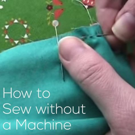 How To Sew Without a Machine – video - Shiny Happy World Hand Sew Zipper, Sewing With Hand, Quilting Without A Sewing Machine, How To Hand Sew Like A Sewing Machine, Hand Sewn Clothes Diy, Simple Sew Patterns, Hand Sewing Clothes Diy Fashion, Sewing Without A Machine, How To Hand Sew