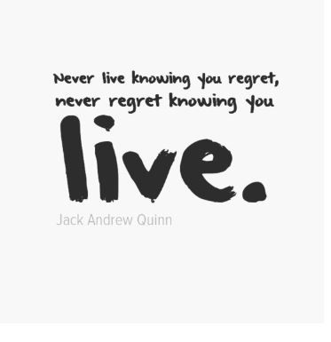 Never live knowing you regret, never regret knowing you live.   Live each day like it's your last, those you care about most show them you love and care about them. Never feel the need to change for anyone.   Be true to yourself and your values, be honest and kind and live your life with no regrets, no what ifs and no broken promises.   We only get one shot, make it count and cherish each day like as a new gift. What Ifs, Make It Count, Broken Promises, True To Yourself, Never Regret, No Regrets, Your Values, One Shot, Be True To Yourself