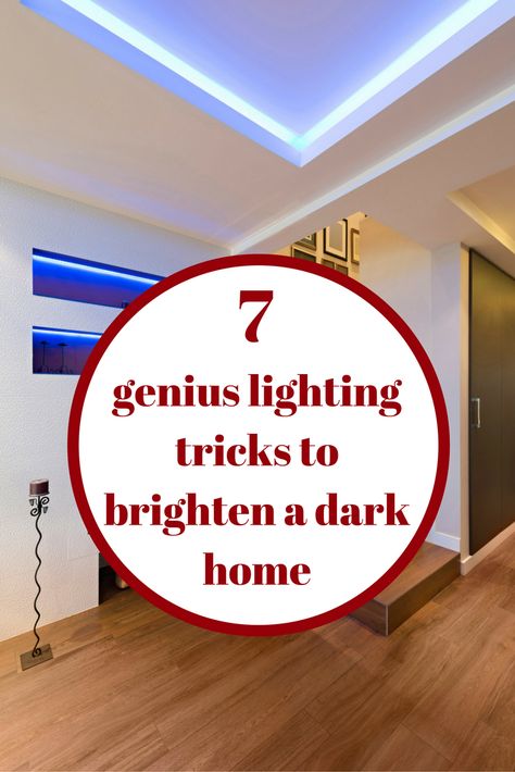 Turning a dreary space into a cheerful oasis isn’t an impossible task—even if the room doesn’t get much sunlight. Here are seven brilliant ways to brighten up your space. Lighting Options For Dark Rooms, Lights That Mimic Sunlight, How To Light Up Dark Apartment, No Sunlight Room Ideas, Lighting Solutions For Dark Rooms, How To Create Natural Light In A Room, How To Light Up A Dark Room, Lighting A Dark Room, Lighting For Rooms With No Ceiling Light