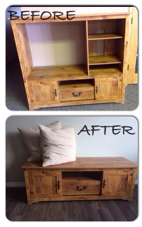 Refurbished Wall Decor, Old Tv Unit Makeover, Old Tv Upcycle, Tv Unit Diy, Tv Stand Makeover Diy, Repurposed Tv Cabinet, Tv Stand Upcycle, Diy Furniture Flip, Revamp Furniture