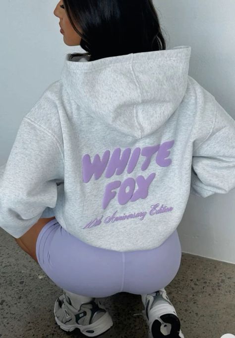 Cute Everyday Outfits Casual, Everyday Outfits Casual, White Fox Hoodie, Fox Hoodie, Casual Preppy Outfits, Cute Lazy Day Outfits, Lazy Day Outfits, 10th Anniversary, Cute Everyday Outfits