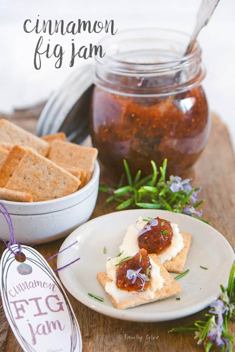 Orange Fig Jam Recipe, Spiced Fig Jam, Orange Fig Jam, Fig Canning Recipes, Fig Jam Recipe Canning, Fig Jam Uses, Fig Ideas, Berry Syrup, Fig Jam Recipe