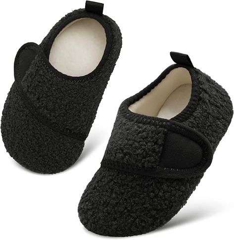 Scurtain Toddler Warm Winter House Slippers Baby Boys Girls Indoor Home Slippers Cozy Lightweight Non-Slip Shoes For Infant Kids Plush Linned Toddler Winter, Home Slippers, Slippers Cozy, Baby Slippers, Winter House, House Slippers, Good Grips, Kids House