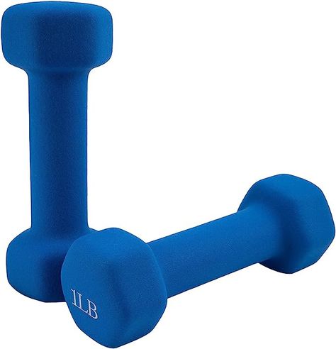 About this item Dumbbells for resistance training,great for arms, back, chest, core and legs Weights 1LB x 2, total 2 LB,backed by an Saorzon limited one-year warranty Dumbbell heads are made of cast iron core and coated neoprene rubber,Will not break or bend after repeated use. Coating is extremely durable and no odor In Home Gym, Hex Dumbbells, Youtube Workout, Free Weights, Dumbbell Set, Strength Training Equipment, Neoprene Rubber, Fitness Tools, Resistance Training