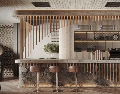 Restaurant Interior Design Modern, Luxury Cafe, Luxury Restaurant Interior, Hotel Lobby Design, Modern Cafe, Revit Architecture, Interior Fit Out, Restaurant Concept, Cafe Interior Design