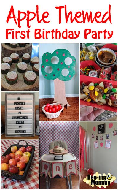 Apple themed first birthday party ideas, fall party Apple First Birthday Party, Apple Birthday Theme, Apple Themed 1st Birthday Party, Sweet One First Birthday Fall, Apple Theme First Birthday, Apple 1st Birthday Girl, Apple Theme Birthday Party, First Birthday Apple Theme, Apple First Birthday Girl