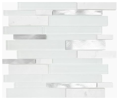 White Mosaic Tile Backsplash, Powder Bathroom Ideas, Marble Mosaic Backsplash, Glass Tile Backsplash Kitchen, White Mosaic Tile, Floor Makeover, Mosaic Backsplash Kitchen, Mosaic Tile Backsplash, Kitchen Floor Plans