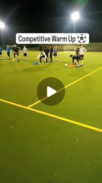 Football Warm Up, Fun Soccer Drills, Soccer Coaching Drills, Coaching Soccer, Soccer Skills Training, Strength And Conditioning Workouts, Soccer Drills For Kids, Soccer Training Drills, Football Skills